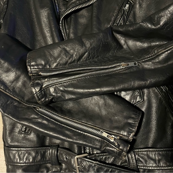 Vintage Sear The Leather Shop Leather Jacket - Picture 9 of 9